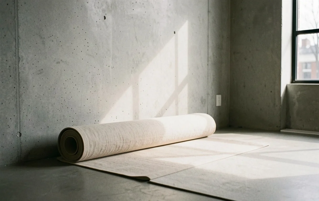 Linen and concrete